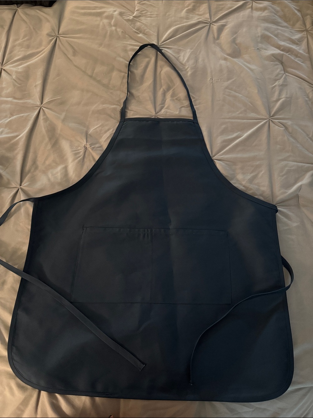 Navy blue smock with Front Pockets